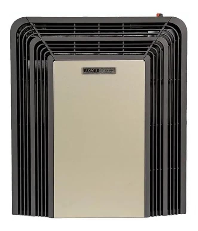 Calefactor A Gas De Pared Para Interior Eskabe Titanio Tt Tb3 Te Para Ambientes De 28m² Con Conexión: Multigas - Cava