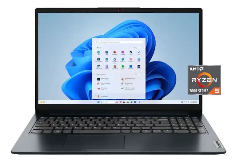 Notebook Laptop Lenovo Ideapad Ryzen 5 7520u 8gb 256gb Ssd Win 11 82vg00wxus Negro