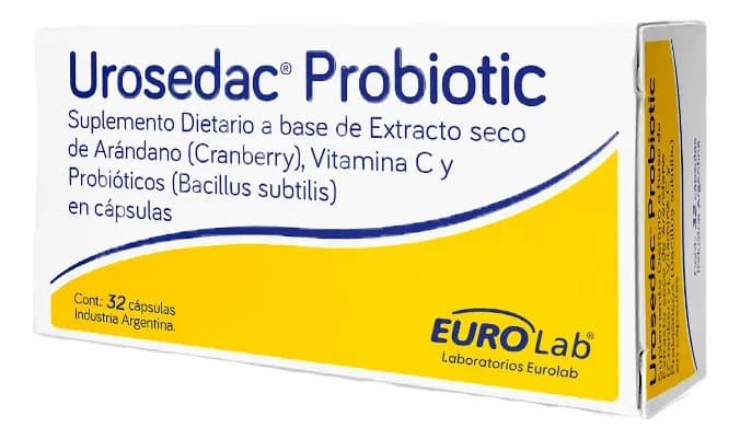 Urosedac Probiotic Estracto De Arandano Capsulas X 32 Sin Sabor